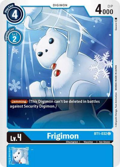 Frigimon BT1-032 C Release Special Booster 1.0 Digimon card