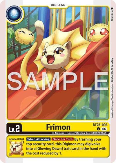 Frimon BT25-003 C Dual Revolution Digimon card