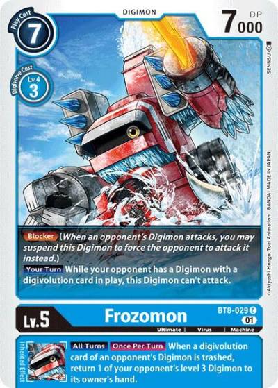 Frozomon BT8-029 C New Awakening Digimon card