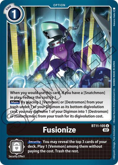 Fusionize BT11-105 U Dimensional Phase Digimon card