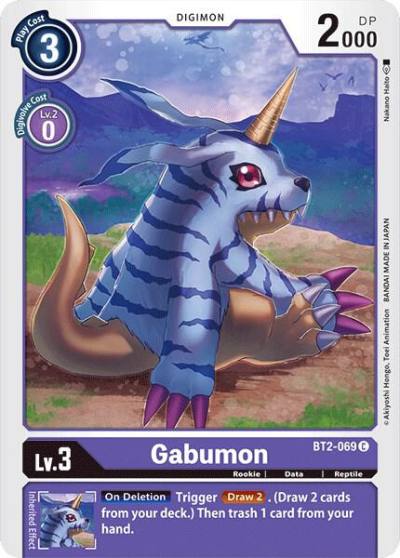 Gabumon BT2-069 C Release Special Booster 1.0 Digimon card