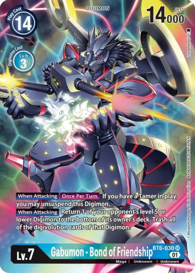 Gabumon Bond of Friendship Alternate Art BT6-030 SR Double Diamond Digimon card