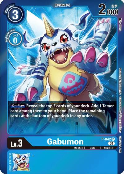 Gabumon Event Pack 4 P-042 P Digimon Promotion Cards Digimon card