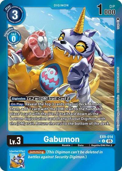 Gabumon Limited Foil EX9-014 U Versus Monsters Digimon card