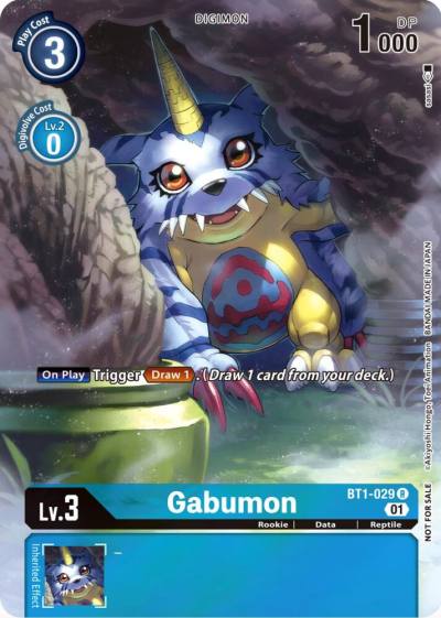 Gabumon Official Tournament Pack Vol9 BT1-029 R Release Special Booster 1.0 Digimon card