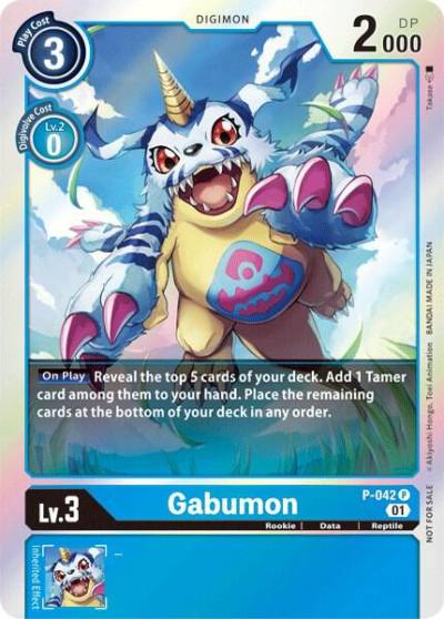 Gabumon P-042 P Digimon Promotion Cards Digimon card