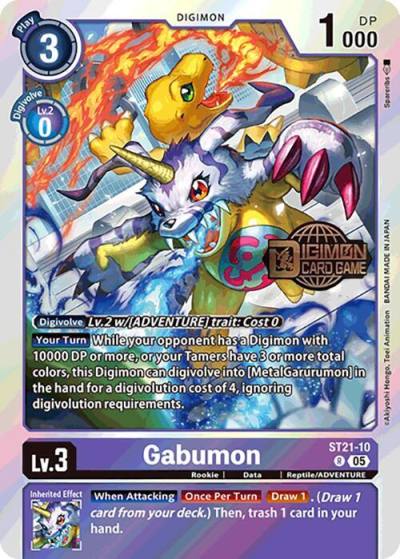 Gabumon ST21-10 R Starter Deck 21: Hero of Hope Release Event Cards Digimon card