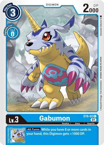 Gabumon ST8-02 C Starter Deck 08: Ulforce Veedramon Digimon card