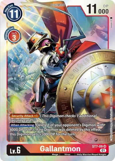 Gallantmon ST7-09 SR Starter Deck 07: Gallantmon Digimon card