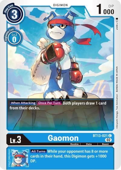 Gaomon BT13-021 C Versus Royal Knights Digimon card