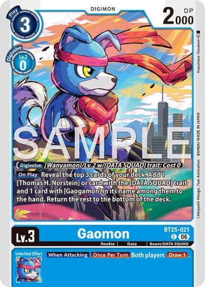 Gaomon BT25-021 C Dual Revolution Digimon card