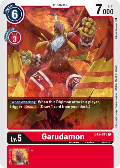 Garudamon BT2-015 C Release Special Booster 1.5 Digimon card