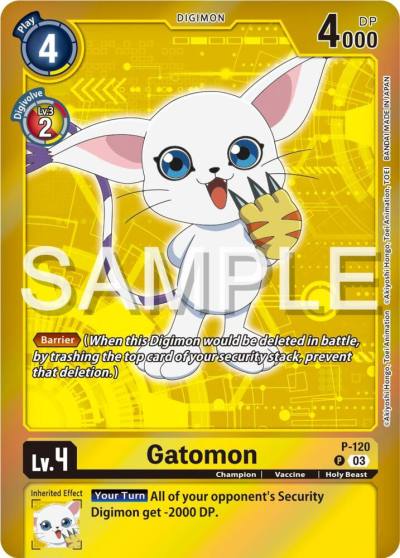 Gatomon Digimon Adventure Box 2024 P-120 P Digimon Promotion Cards Digimon card