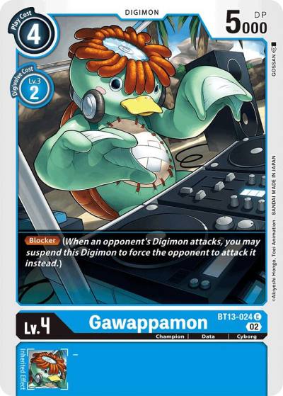 Gawappamon BT13-024 C Versus Royal Knights Digimon card