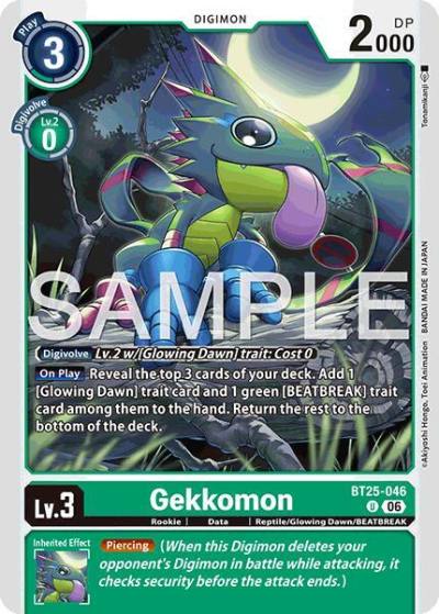 Gekkomon BT25-046 U Dual Revolution Digimon card