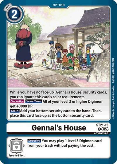 Gennais House ST21-15 U Starter Deck 21: Hero of Hope Digimon card