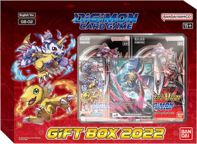 Gift Box 2022 Flamemon and Strabimon  Draconic Roar Digimon card