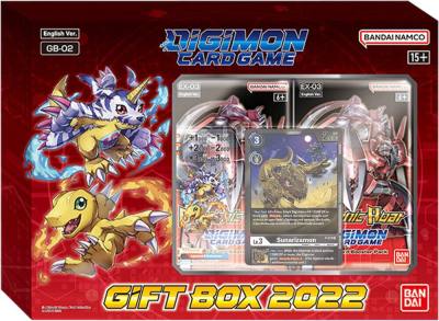 Gift Box 2022 Veemon and Wormmon  Draconic Roar Digimon card