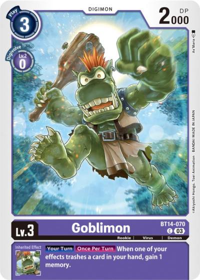 Goblimon BT14-070 C Blast Ace Digimon card