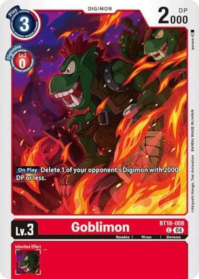 Goblimon BT18-008 C Release Special Booster 2.0 Digimon card