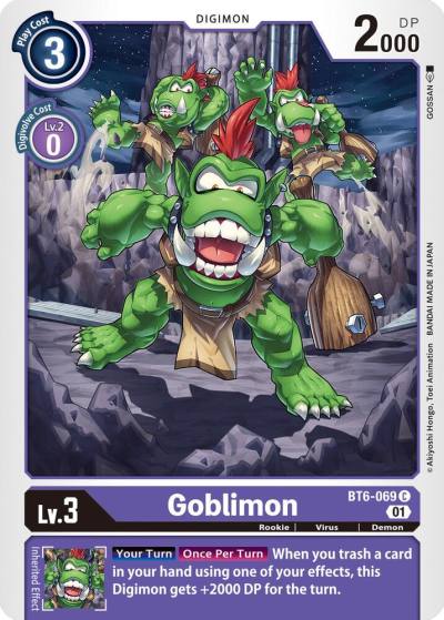 Goblimon BT6-069 C Double Diamond Digimon card