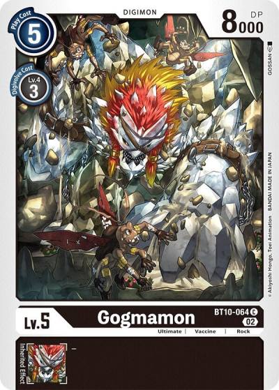 Gogmamon BT10-064 C Xros Encounter Digimon card