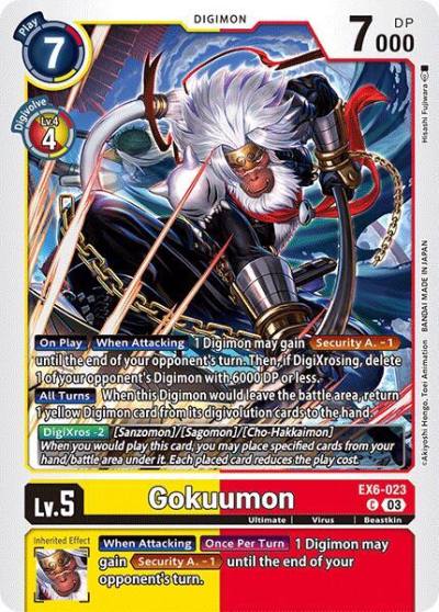 Gokuumon EX6-023 C Infernal Ascension Digimon card