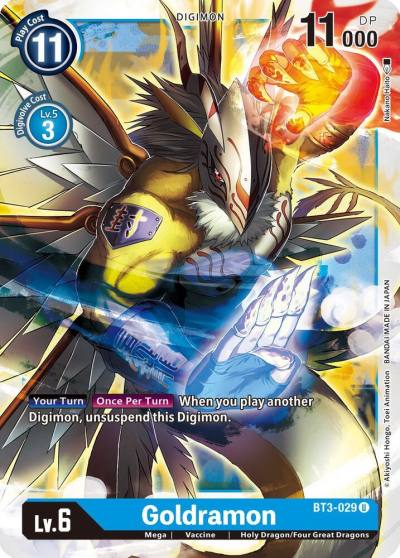 Goldramon BT3-029 U Release Special Booster 1.5 Digimon card
