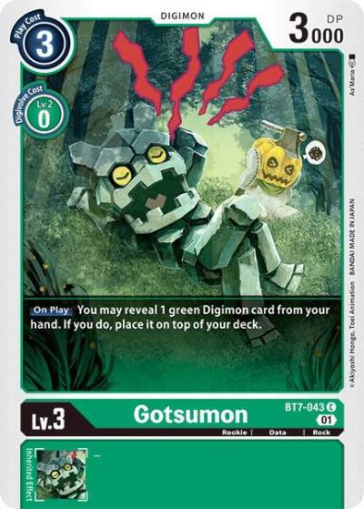 Gotsumon BT7-043 C Next Adventure Digimon card