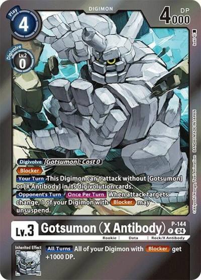 Gotsumon X Antibody Reprint P-144 P Special Limited Set Digimon card