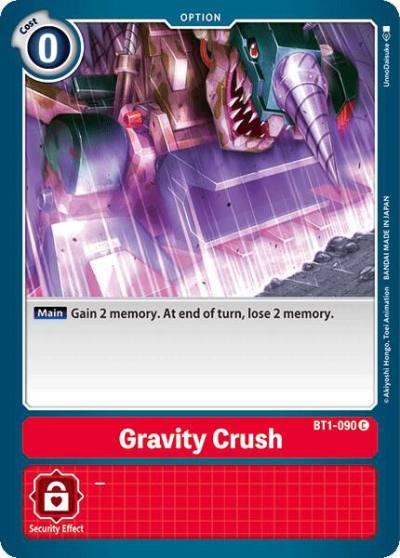 Gravity Crush BT1-090 C Release Special Booster 1.0 Digimon card