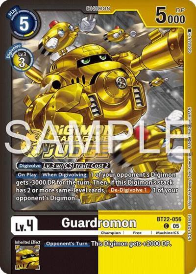 Guardromon Judge Pack 2025 Wave 2 BT22-056 C Cyber Eden Digimon card