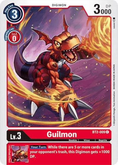Guilmon BT2-009 C Release Special Booster 1.0 Digimon card