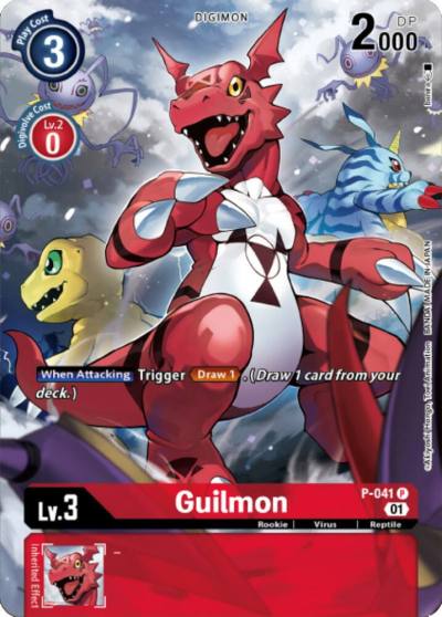 Guilmon Digimon Royal Knights Card Set P-041 P Digimon Promotion Cards Digimon card