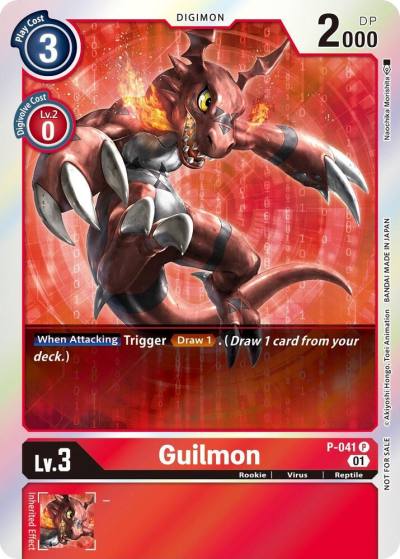 Guilmon Gen Con 2022 P-041 P Digimon Promotion Cards Digimon card