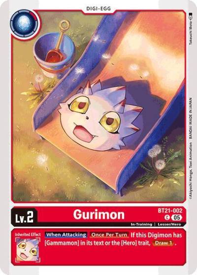 Gurimon BT21-002 C World Convergence Digimon card