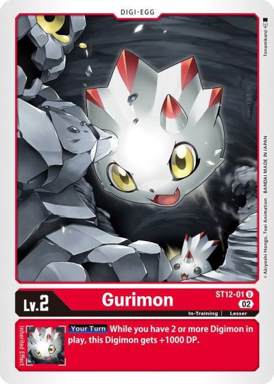 Gurimon ST12-01 U Starter Deck 12: Jesmon Digimon card
