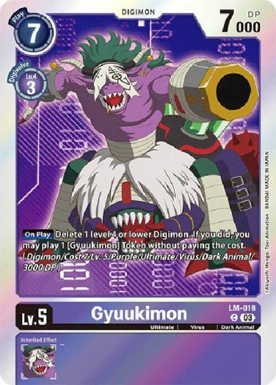 Gyuukimon English Exclusive LM-018 C Exceed Apocalypse Digimon card