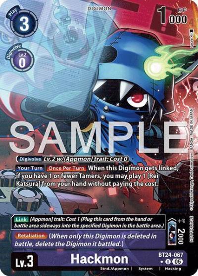 Hackmon Box Topper BT24-067 U Time Stranger Digimon card