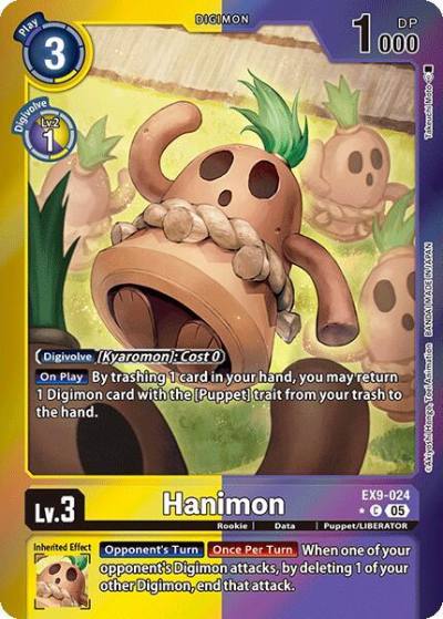 Hanimon Limited Foil EX9-024 C Versus Monsters Digimon card