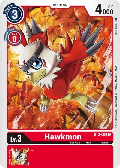 Hawkmon BT3-009 C Release Special Booster 1.5 Digimon card