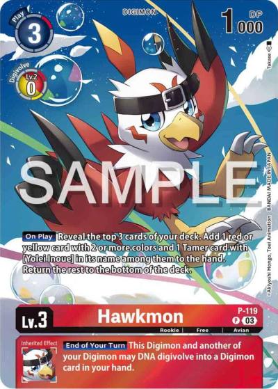 Hawkmon Digimon Adventure 02 The Beginning Set P-119 P Digimon Promotion Cards Digimon card