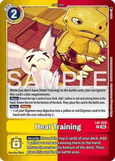 Heat Training LM-059 P Limited Card Pack -Final Crest- Digimon card