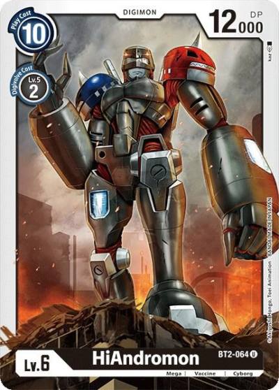 HiAndromon BT2-064 U Release Special Booster 1.0 Digimon card