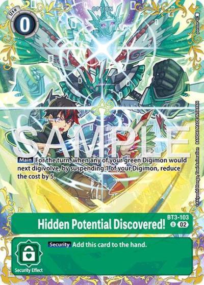 Hidden Potential Discovered! Alternate Art BT3-103 U Dual Revolution Digimon card