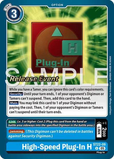 High-Speed Plug-In H ST22-09 Starter Deck 22: Amethyst Mandala Advanced Deck Set Release Event Cards Digimon card