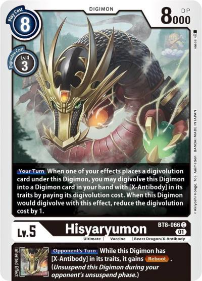 Hisyaryumon BT8-066 C New Awakening Digimon card