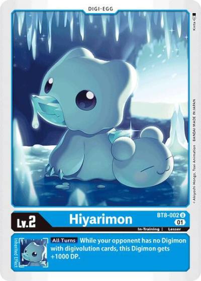 Hiyarimon BT8-002 U New Awakening Digimon card