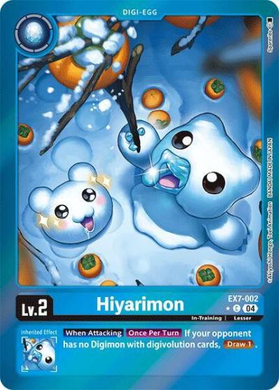 Hiyarimon Foil EX7-002 C Digimon LIBERATOR Digimon card