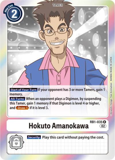Hokuto Amanokawa RB1-035 R Resurgence Booster Digimon card